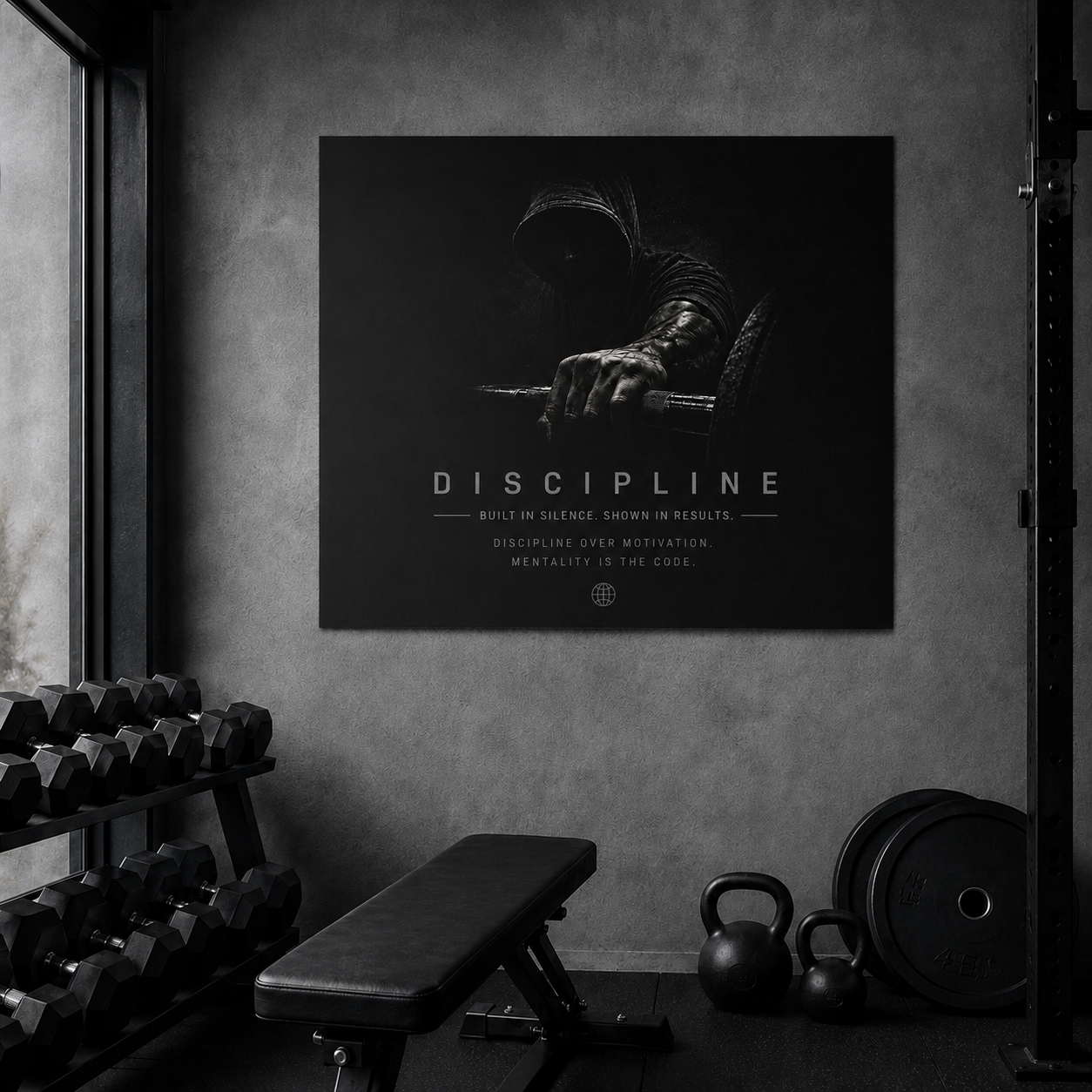 DISCIPLINE GYM POSTER