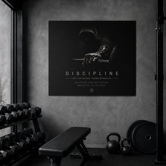 DISCIPLINE GYM POSTER